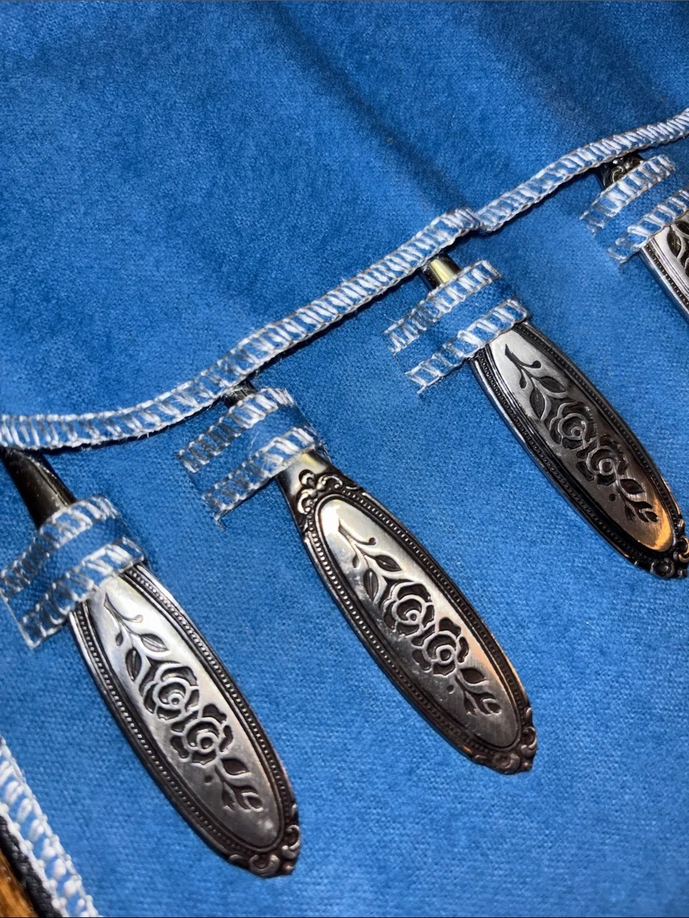 Vintage Northland Japanese stainless Fork Set with case flatware